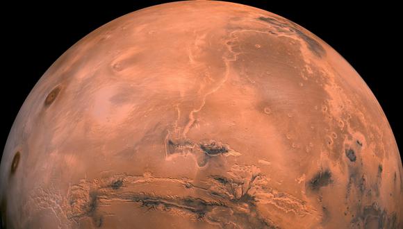 Marte (en la foto) y la Tierra estarán a 57 millones de km, su puntó más próximo en 15 años. (Foto: EFE)