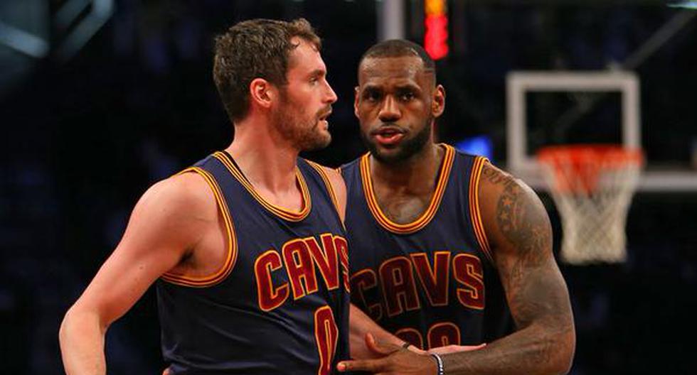 LeBron James y Kevin Love jugaron en la temporada pasado en los Cavaliers. (Foto: Getty Images)