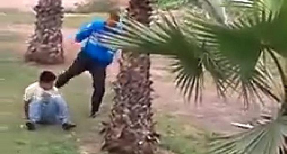 Un video muestra a un sereno de la Municipalidad de Miraflores peleándose con un vecino en un parque del distrito. (Foto: Facebook)