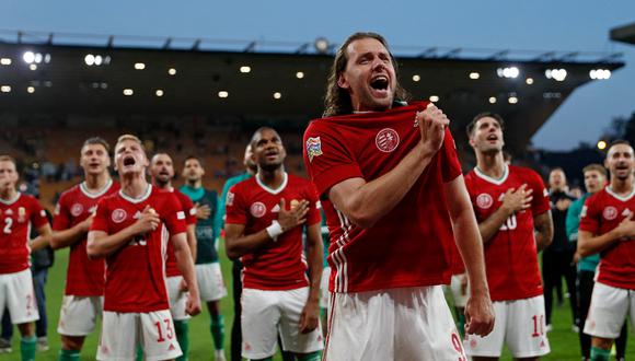 Hungría hace historia goleando de visita a Inglaterra por la Nations League. (Foto: AFP)