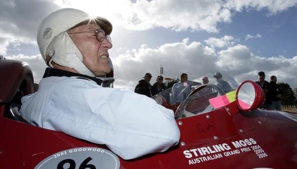 Stirling Moss falleció a los 90 años. El ex piloto de la Fórmula 1 nunca obtuvo un campeonato, pero fue de los mejores en la historia. (Foto: Reuters)