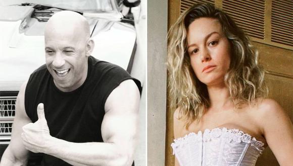 Vin Diesel causa furor al anunciar que Brie Larson estará en “Rápido y Furioso 10”. (Foto: @brielarson/@vindiesel)