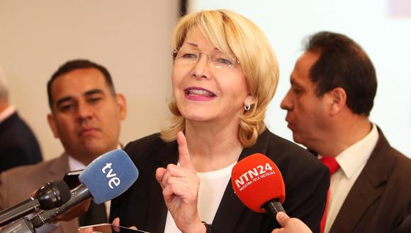 Luisa Ortega, ex fiscal destituida de Venezuela. (Foto: EFE)