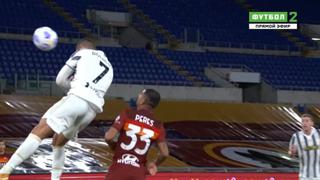 Juventus vs. Roma: el doblete de Cristiano Ronaldo para el empate 2-2 en el Olímpico de Roma [VIDEO]