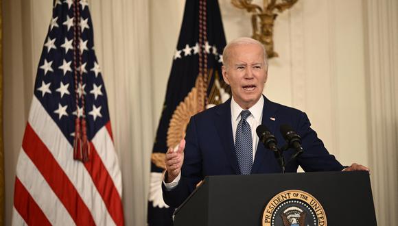 El presidente de los Estados Unidos, Joe Biden. (Foto de Brendan SMIALOWSKI / AFP)