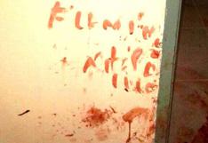 Paraguay: Escribió con su sangre en la pared el nombre de atacante
