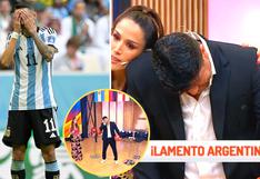 Qatar 2022: Sergio ‘Checho’ Ibarra casi llora tras derrota de Argentina