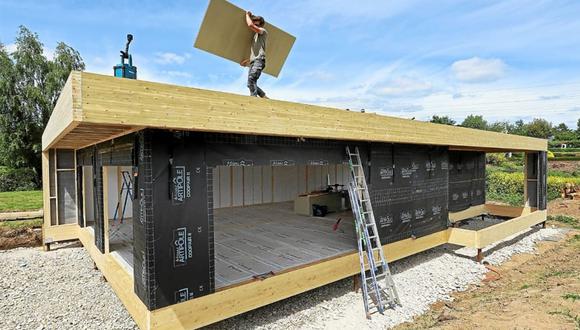 Vivienda fue levantada sobre una estructura de metal.  (Foto: ecoinventos.com)