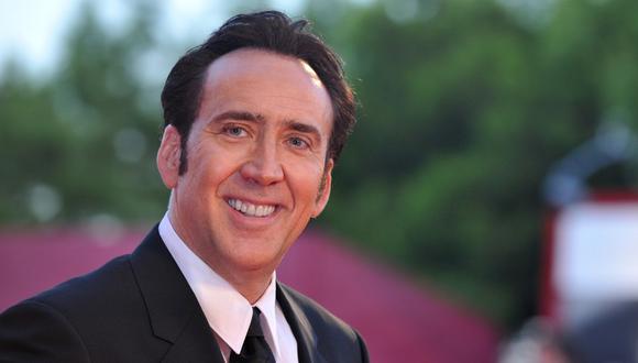 Nicolas Cage negocia interpretarse a sí mismo en una extraña metapelícula. (Foto: AFP)