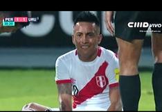 Perú vs Uruguay: Christian Cueva se lesiona, pide cambio, se arrepiente y regresa