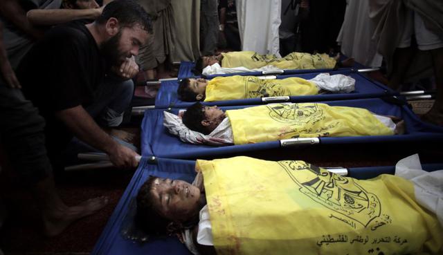 Gaza: Dolor inenarrable en funerales de los niños asesinados - 5