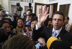 Capriles: Humala salió por la puerta de atrás, como saldrá Maduro