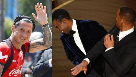 Gianluca Lapadula vivió episodio parecido al de Will Smith con Chris Rock. (Foto: GEC / AFP)