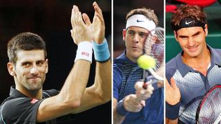 Djokovic, Del Potro y Federer ya están en cuartos de final en París