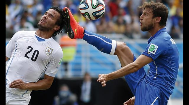 Italia vs. Uruguay: un duelo muy luchado y de pura garra - 1