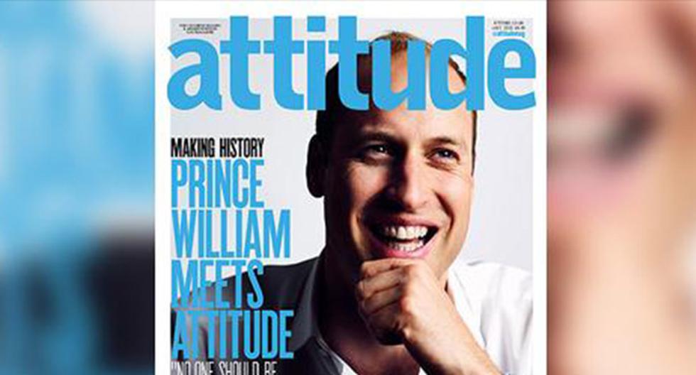 El duque de Cambridge, portada de la revista gay \"Attitude\". (Foto: Twitter|@AttitudeMag)