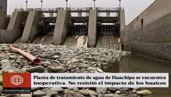 Huachipa: vecinos de planta de tratamiento no cuentan con agua