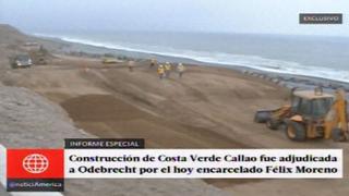 Costa Verde del Callao tiene un avance del 80% y los trabajos están paralizados