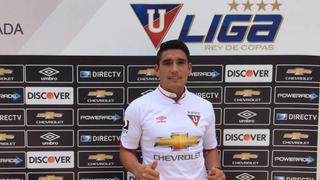 Irven Ávila: atacante peruano fue presentado en LDU