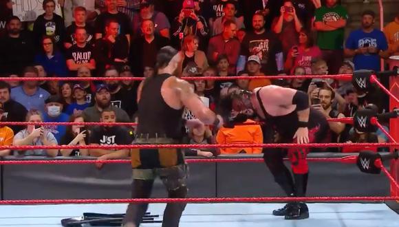 Braun Strowman no tuvo piedad de Kane en el WWE Raw. (Foto: captura de video)