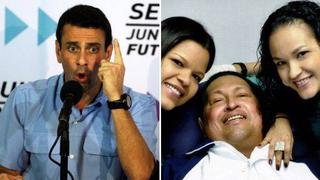 Fotos de Hugo Chávez son una "burla" para Henrique Capriles