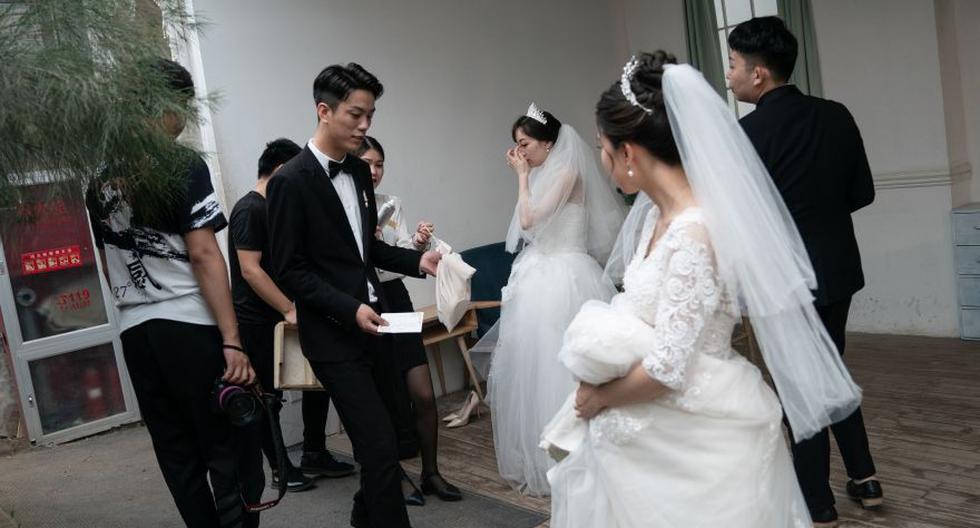 En China, el 2 de febrero está considerado este año como un día de suerte para casarse ya que el “02022020” es capicúa. (Foto Referencial:  Archivo/AFP).