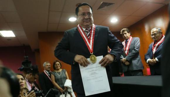 Luis Arce Córdova, fiscal supremo, anunció su declinación a seguir conformando el pleno del JNE. (Foto: Archivo El Comercio)