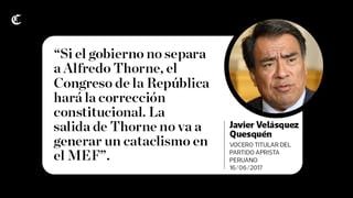 Lo que dijeron los congresistas tras la presentación de Alfredo Thorne [FRASES]