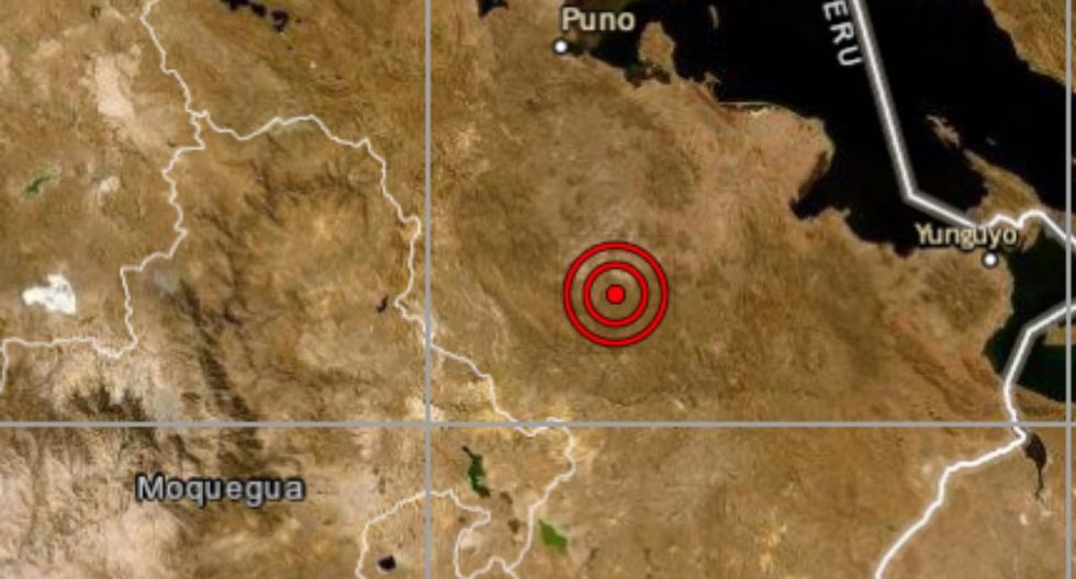 De acuerdo con el IGP, el epicentro de este movimiento telúrico se ubicó a 36 kilómetros al noreste de Conduriri, en El Collao en la región de Puno, y a 204 kilómetros de profundidad. (Foto IGP).