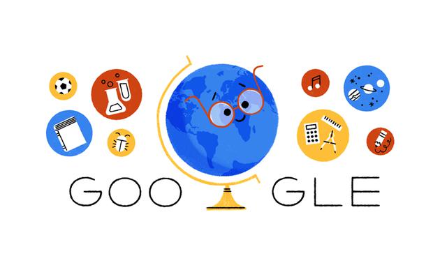 Este es el doodle que Google lanzó para celebrar el Día del Maestro 2019 en Venezuela. (Foto: Google)<br><br>
