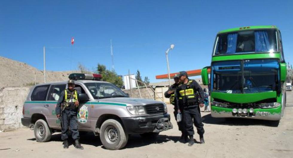 El bus viajaba con dos ladrones simulando ser viajeros. (Foto: Perú 21)