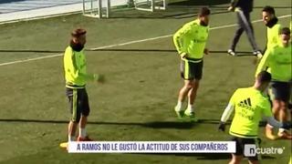 Sergio Ramos reclamó esfuerzo a sus compañeros con insulto