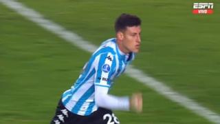 Con un hombre menos: Chancalay anotó el 1-0 de Racing sobre Melgar por la Copa Sudamericana | VIDEO
