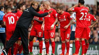 Liverpool: Jürgen Klopp debutó con empate 0-0 ante Tottenham