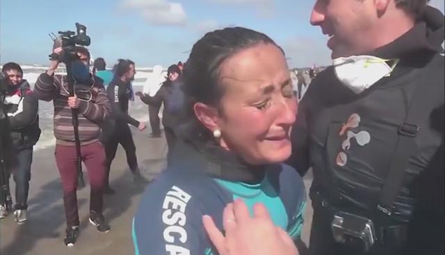 El rescate de una ballena movilizó a toda una comunidad en Argentina. (YouTube | Fundación Mundo Marino)