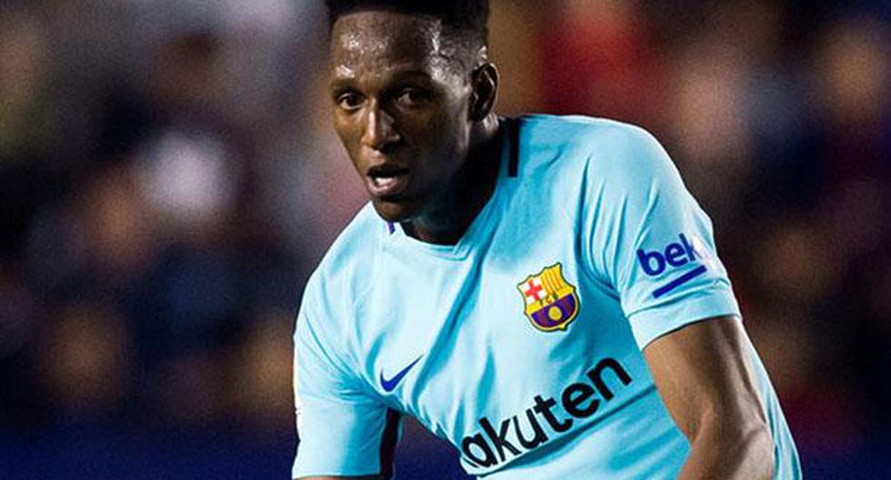 DT del Barcelona y sus palabras a Yerry Mina. (Foto: Getty Images)
