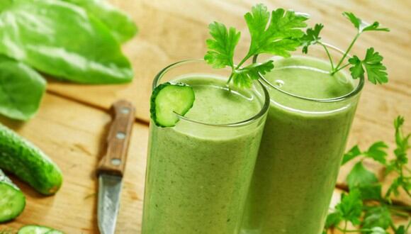 Se pueden preparar deliciosos smoothies de perejil para aprovechar su valor nutricional (Foto: Diario AS)