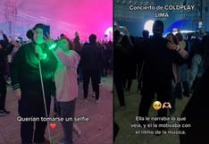 El emotivo baile de un hombre con discapacidad visual y su pareja en el concierto de Coldplay