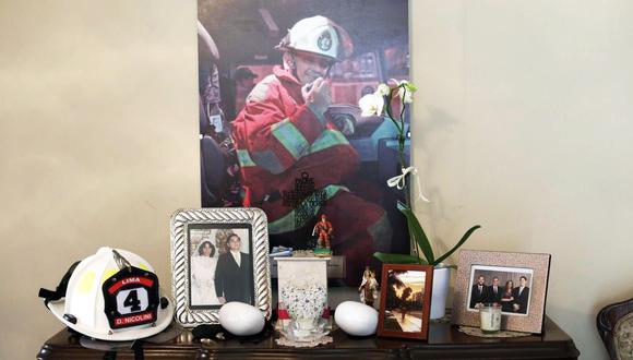 Martha Barco recuerda a su esposo Duilio Nicolini como un hombre entregado a su pasión: ser bombero. (Foto: Anthony Niño de Guzmán/GEC)