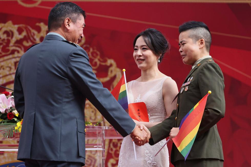 Taiwán | Wang Yi | Meng Yumi | Un “sí, quiero” histórico: Así fue la primera  boda homosexual en el ejército | País China | FOTOS | VIDEO NNDC | MUNDO |  EL COMERCIO PERÚ