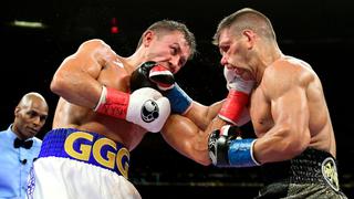 Gennady Golovkin venció por decisión de los jueces a Sergiy Derevyanchenko y ganó el título mediano de la FIB