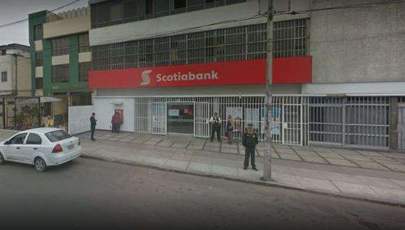 Cercado de Lima: frustran robo a Scotiabank de Naciones Unidas
