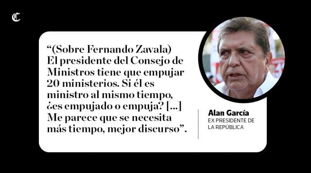 El ex presidente Alan García habló sobre la investigación por el pago de coimas de Odebrecht en la Línea 1 del metro de Lima y otros temas políticos de coyuntura. (Composición: El Comercio)