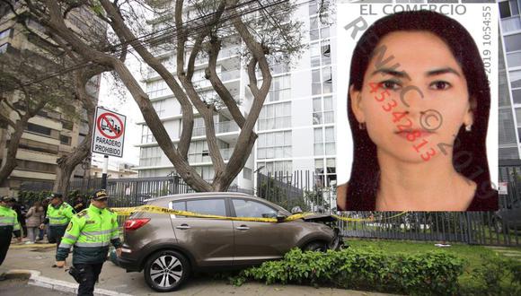 Melisa González Gagliuffi  fue detenida tras el atropello en la avenida Javier Prado. (Jessica Vicente / GEC)