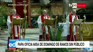 Coronavirus: papa Francisco oficia misa sin público  