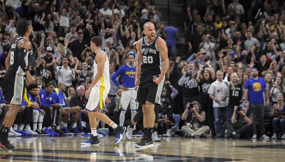 San Antonio Spurs se mantiene con vida en la serie de primera ronda ante Golden State Warriors, luego de ganar en el AT&T Center. Habrá quinto juego. (Foto: Reuters)