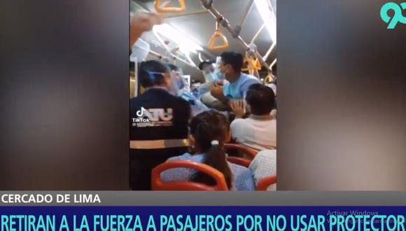 El hecho ocurrió en un bus del Metropolitano y en la estación Dos de Mayo. (Latina)