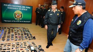 Policía decomisó productos robados en mercados negros de Lima