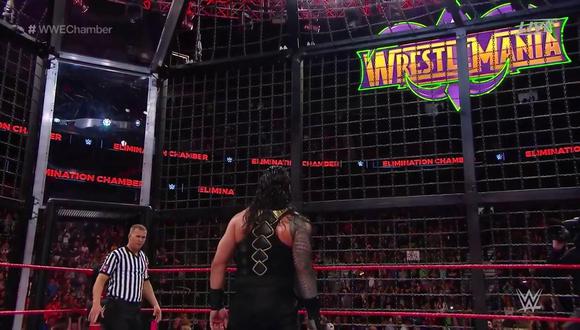 WWE Elimination Chamber dejó a Roman Reigns como el retador oficial de Brock Lesnar en Wrestlemania 34. Además Alexa Bliss ganó un histórico combate femenino. (Foto: WWE)