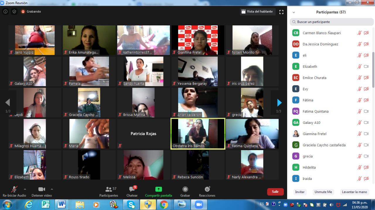 El servicio Aló Obstetra nació en este estado de emergencia para atender las dudas y miedos de las gestantes. Este viernes 15 de mayo cumplió un mes (Cortesía: Colegio Regional de Obstetras III Lima-Callao).